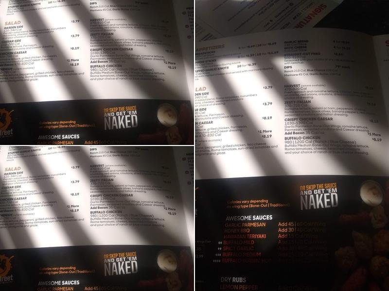 Pizza Hut Menu