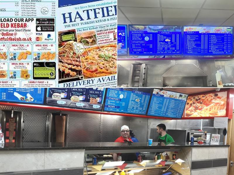 Hatfield Kebab House Menu
