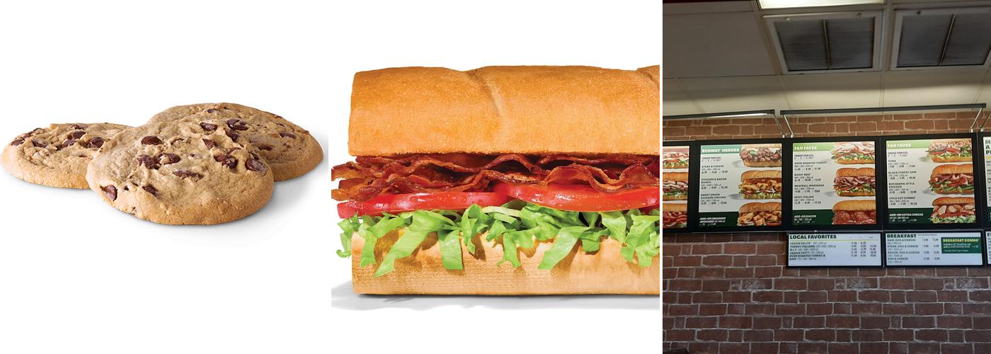 Subway Menu