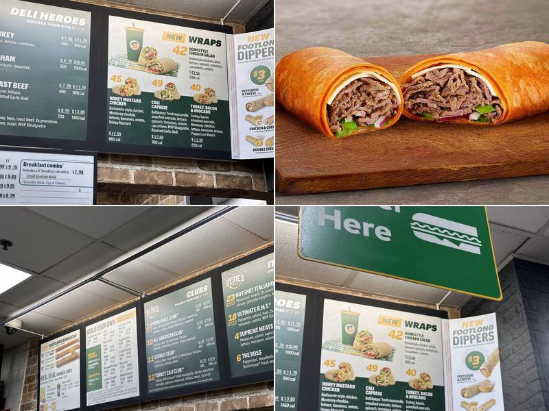 Subway Menu