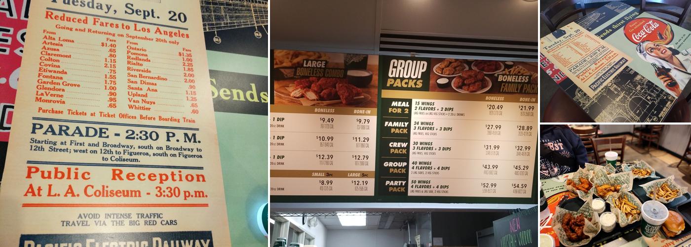 Wingstop Menu