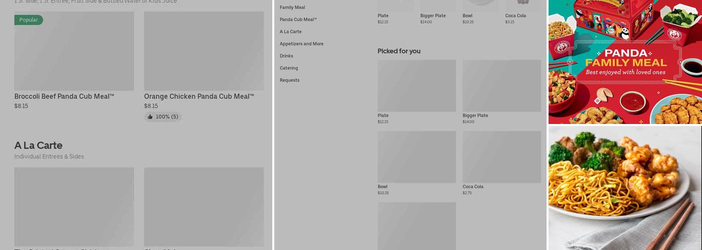 Panda Express Menu