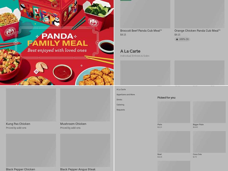 Panda Express Menu