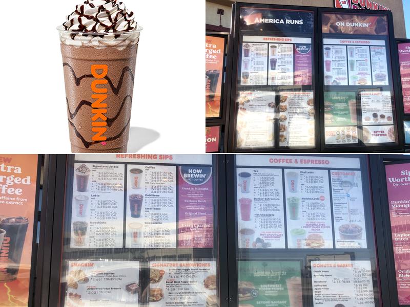 Dunkin' Menu
