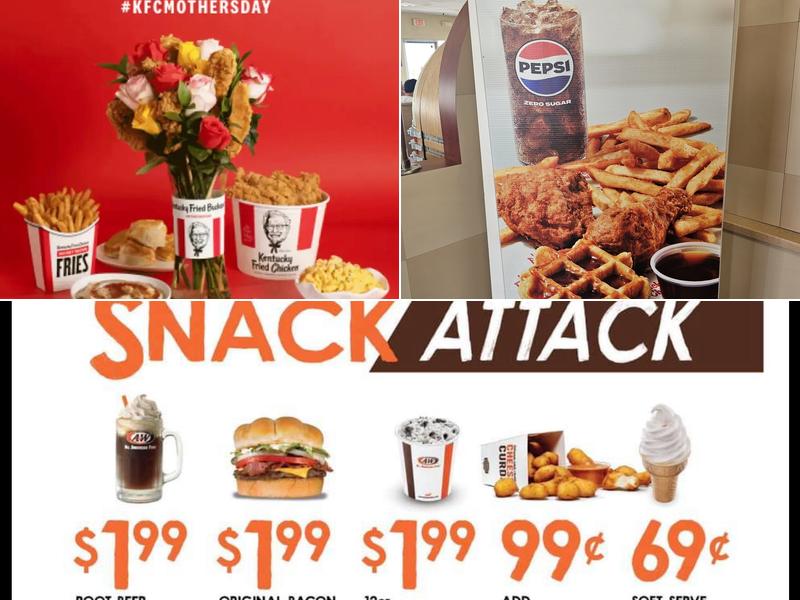 A&W Restaurant Menu