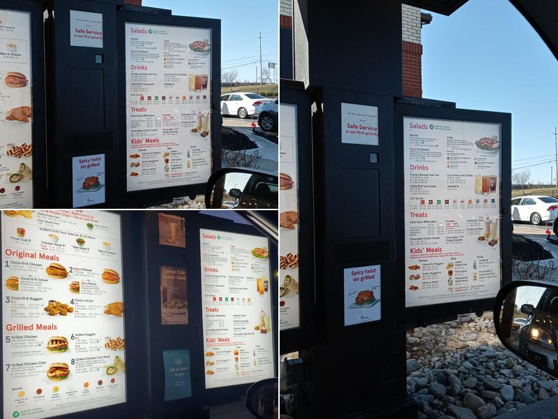 Chick-fil-A Menu