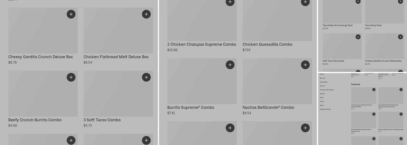 Taco Bell Menu