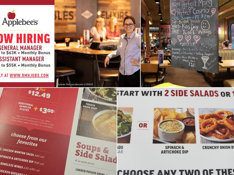 Applebee's Grill + Bar Menu