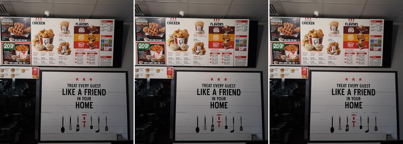 KFC Menu