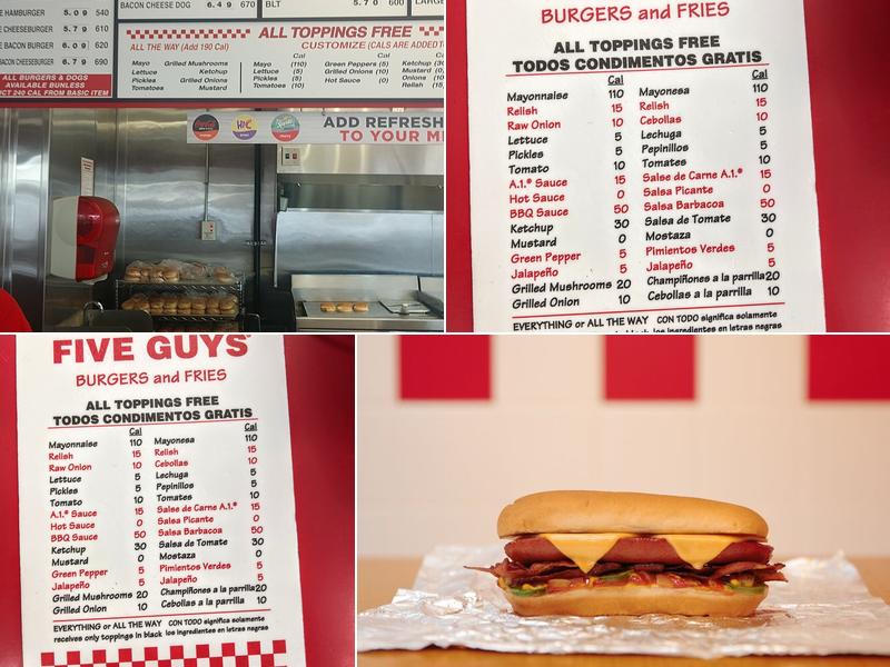 Five Guys Menu