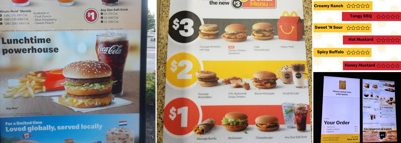 McDonald's Menu