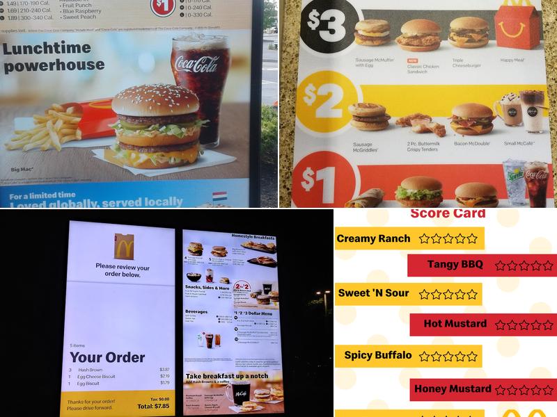 McDonald's Menu