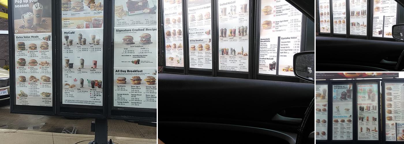 McDonald's Menu