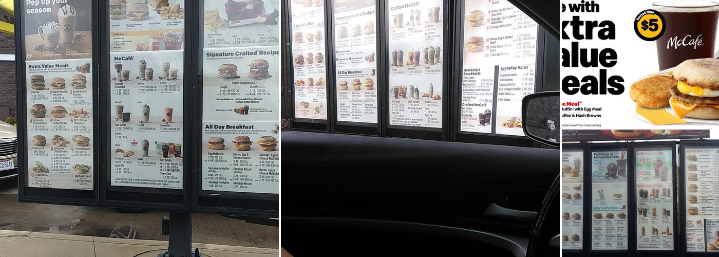 McDonald's Menu