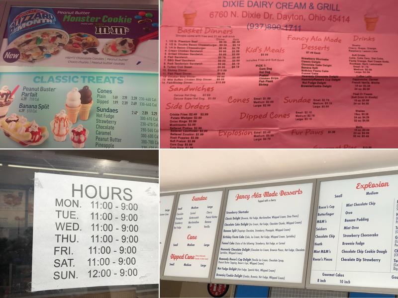 Dairy Queen Menu