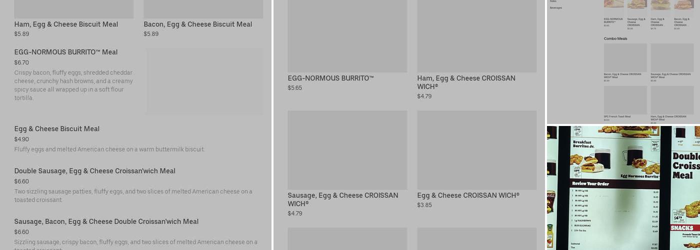 Burger King Menu