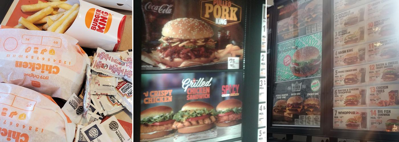 Burger King Menu