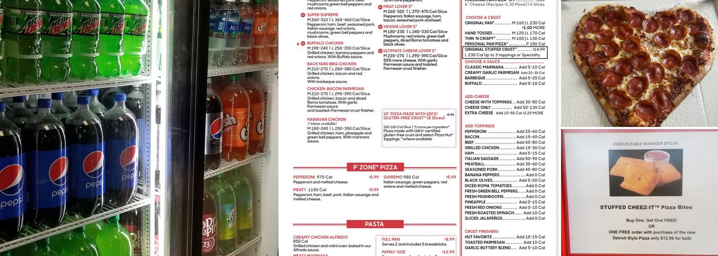 Pizza Hut Menu