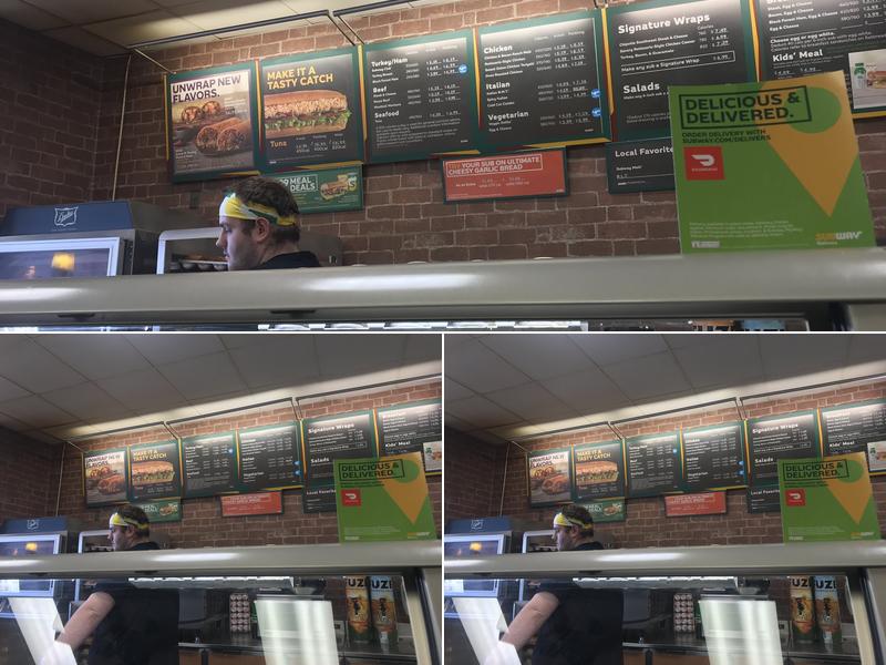 Subway Menu