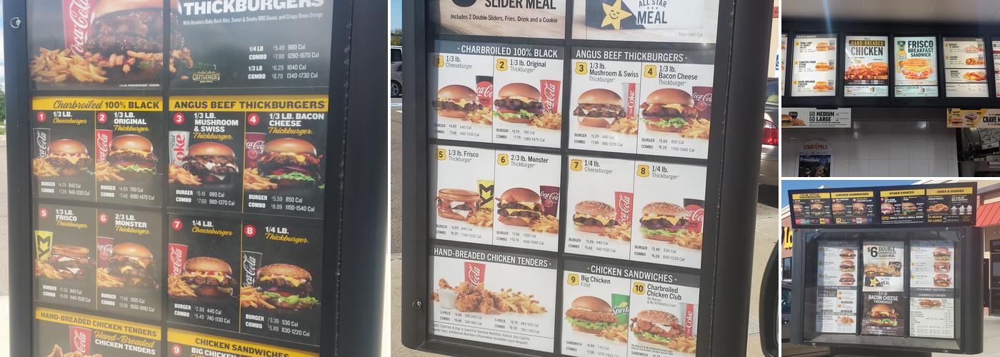 Hardee's Menu