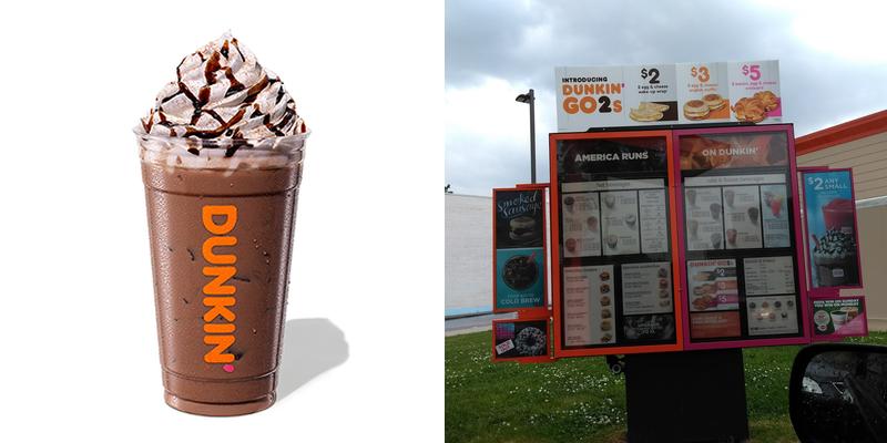 Dunkin' Menu