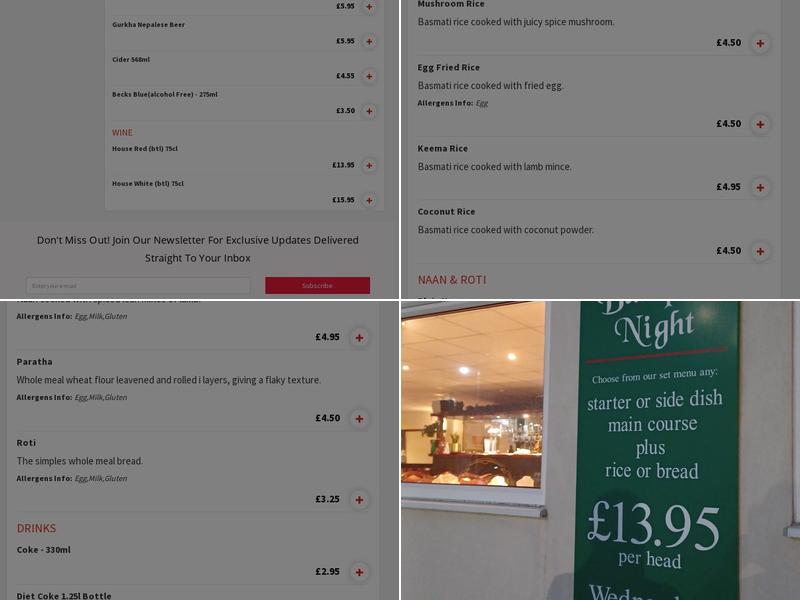 The Gurkha Kitchen Menu