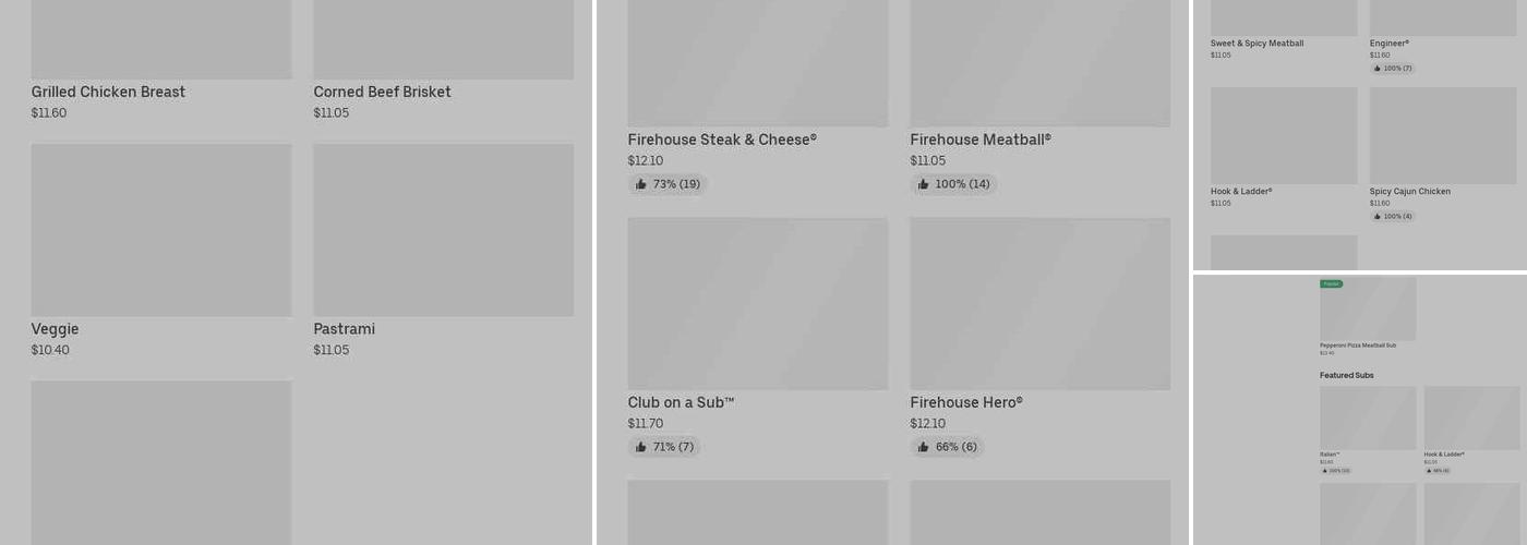 Firehouse Subs University Of Dayton Menu