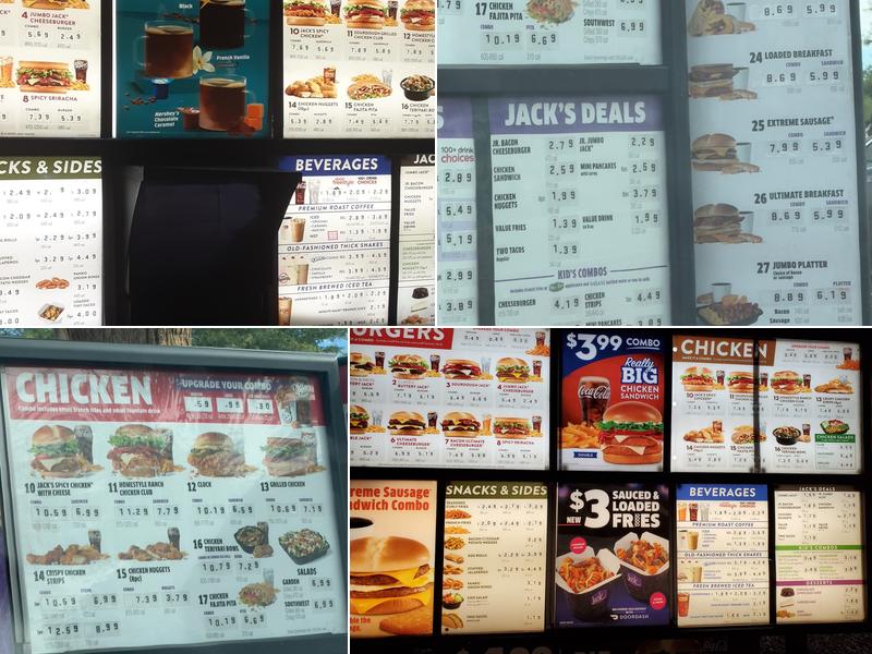 Jack In The Box Menu