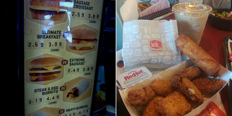 Jack In The Box Menu