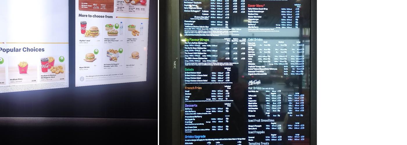 McDonald's Menu