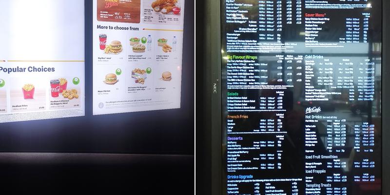 McDonald's Menu