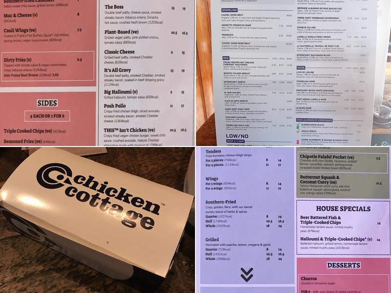 The Cape Of Good Hope Menu