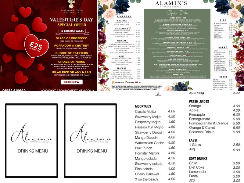 Cardamom Kitchen Menu