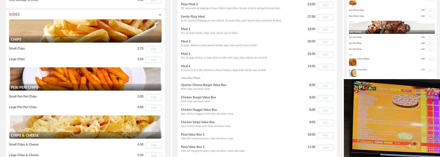 Kebab Ye Stirchley Menu