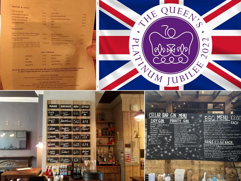 The Boater, Bath Menu