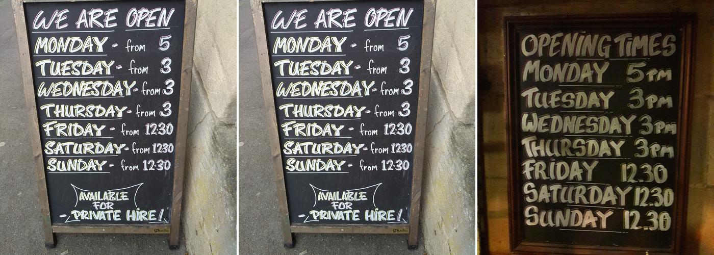 The Devonshire Arms Menu