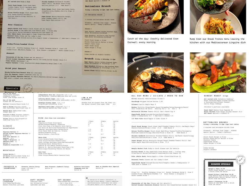 Green Park Brasserie Menu