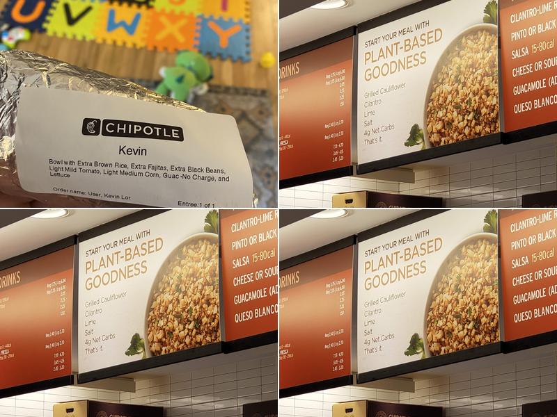 Chipotle Mexican Grill Menu