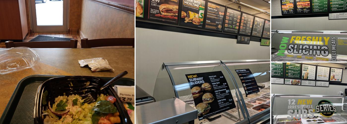 Subway Menu
