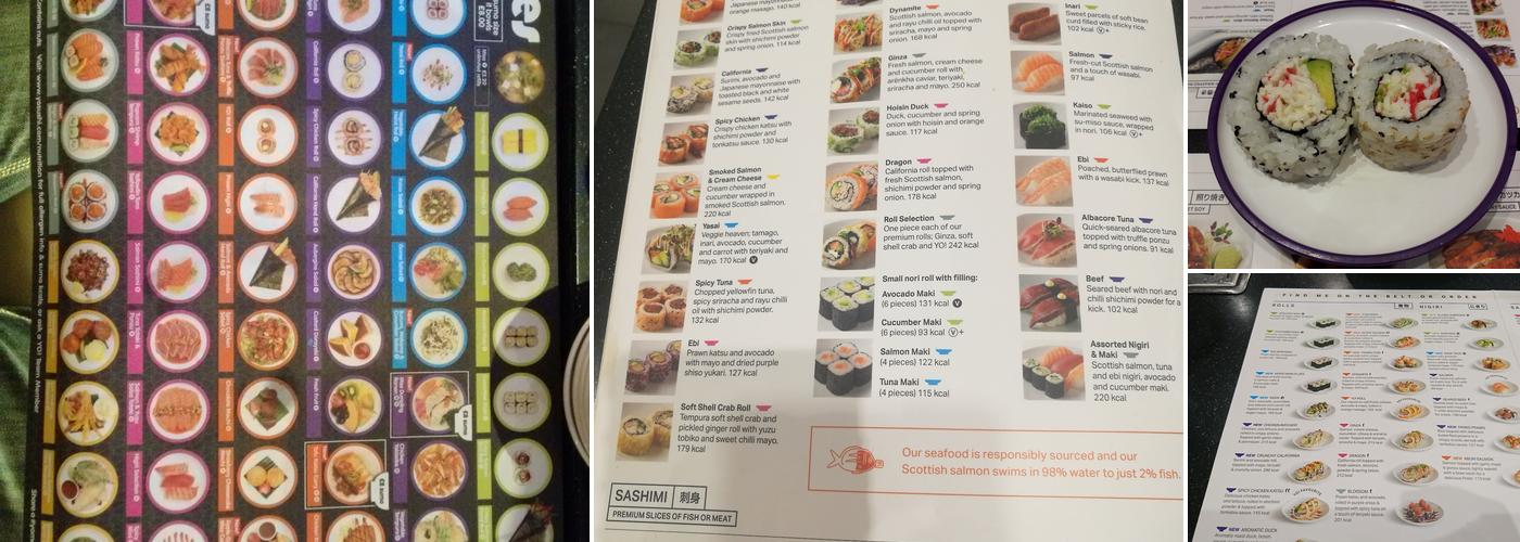 YO! Cardiff St David's Menu