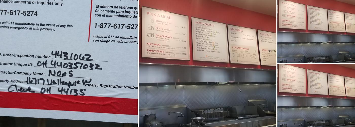 Panda Express Menu