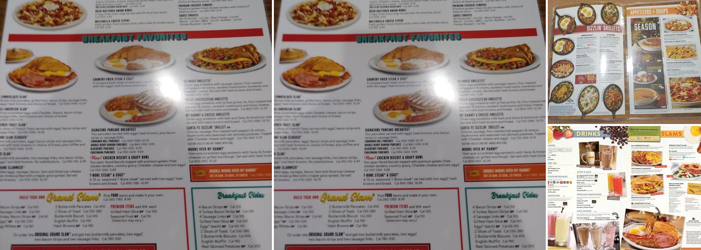 Denny's Menu
