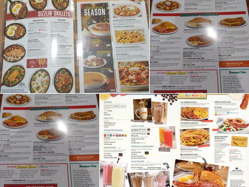 Denny's Menu