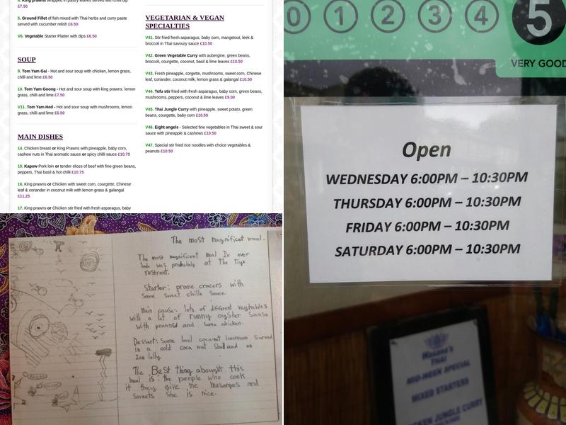 Lotus Flower Thai Restaurant Menu