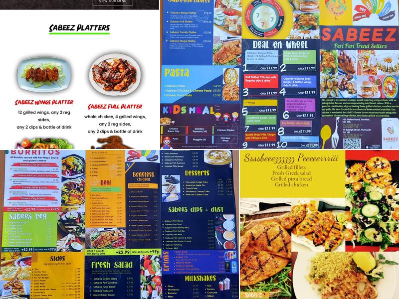 SABEEZ Menu