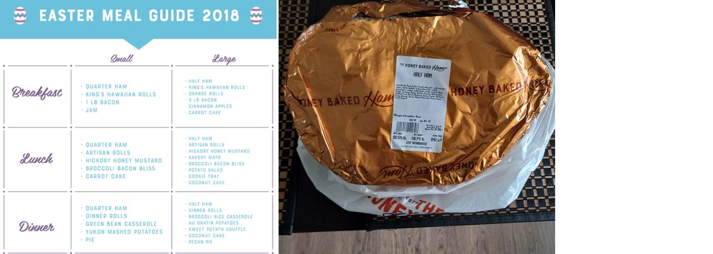 The Honey Baked Ham Company Menu