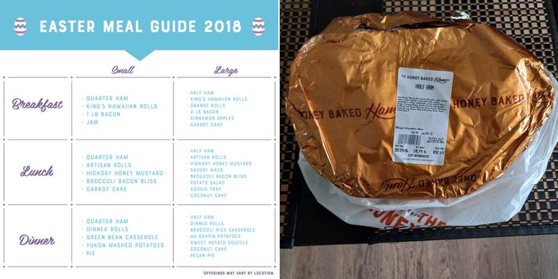 The Honey Baked Ham Company Menu