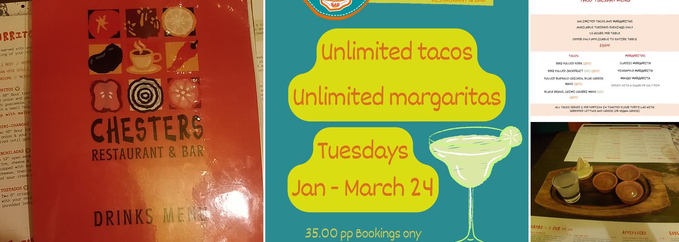 Chesters Restaurant & Bar Menu