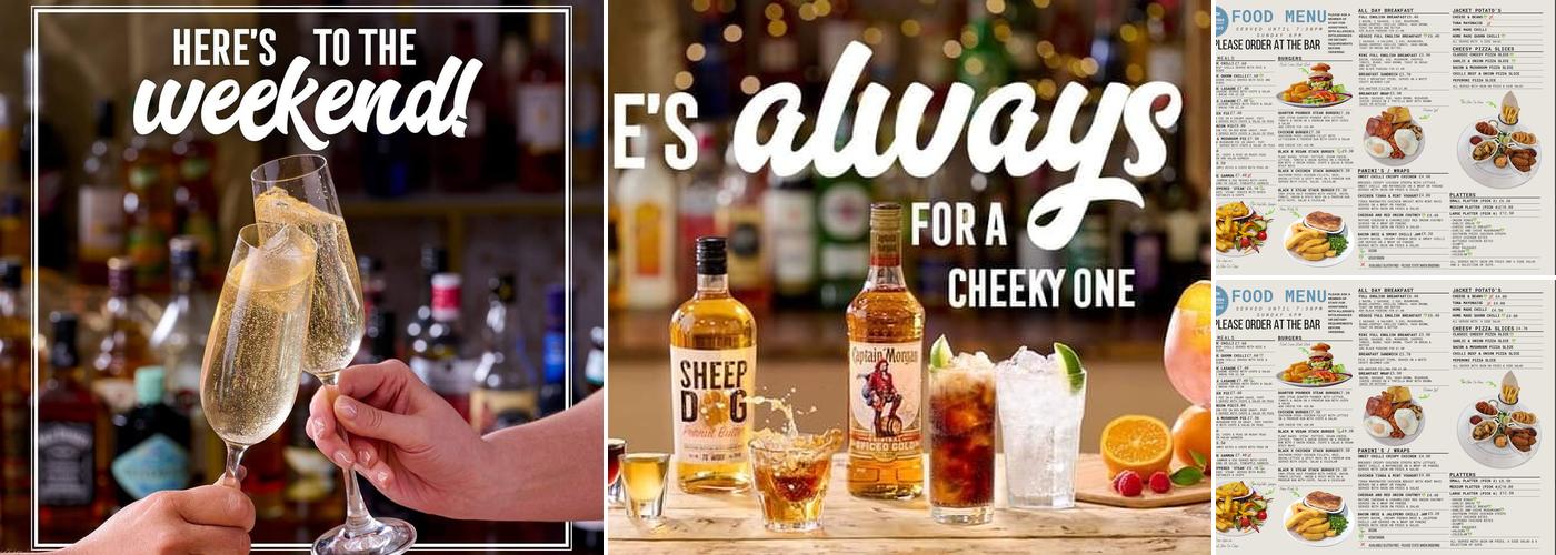 Ye Olde Black Cross Menu