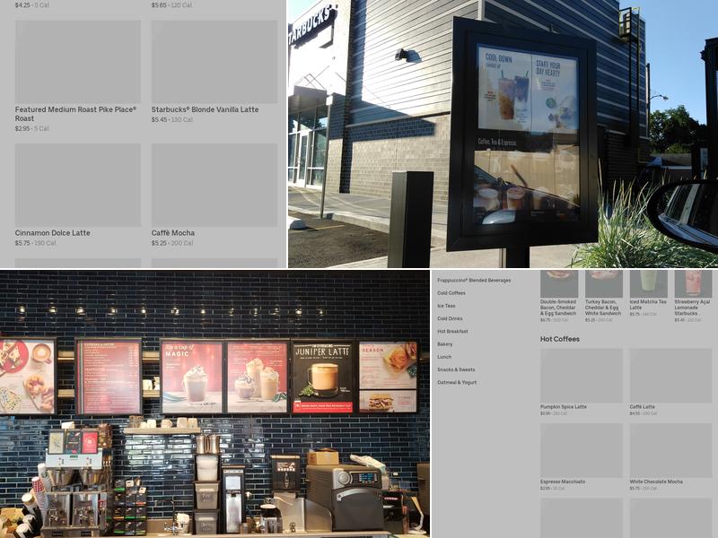 Starbucks Menu